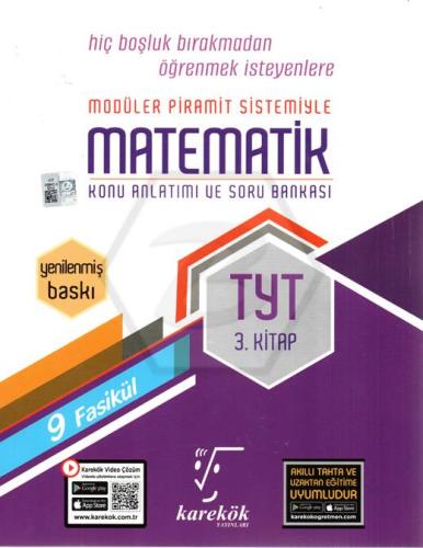 TYT Matematik 3.Kitap MPS Karekök Yayınları 9786258419436