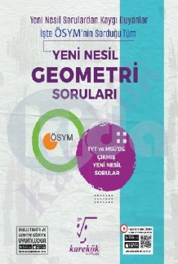 Yeni Nesil Geometri Soruları Karekök Yayıncılık 9786258419498