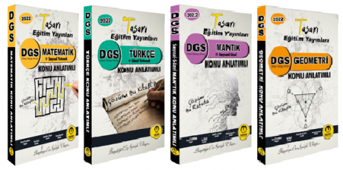 Tasarı Yayınları 2022 DGS Konu Anlatımı 4 Kitap Set