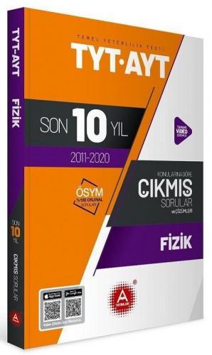 A Yayınları YKS TYT AYT Fizik Son 10 Yıl Çıkmış Sorular 2011-2020