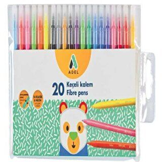 Adel Keçeli Kalem 20 Renk 8681241053905