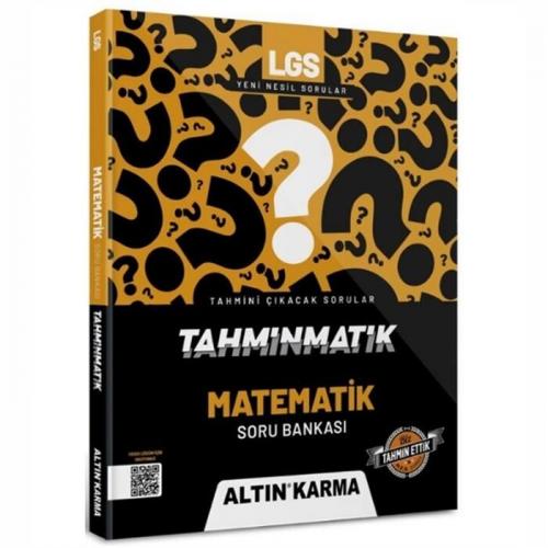 Altın Karma 8. Sınıf LGS Tahminmatik Matematik Soru Bankası