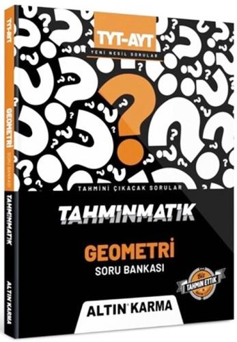 Altın Karma Yayınları TYT AYT Geometri Tahminmatik Soru Bankası