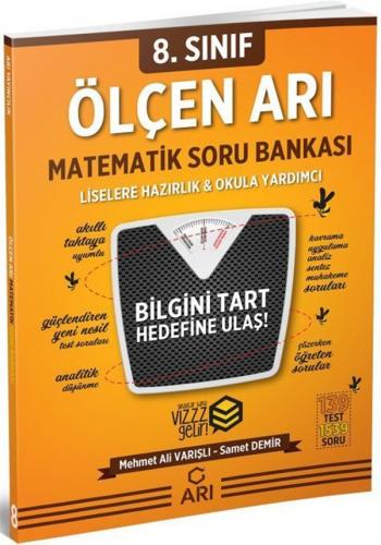 Arı Yayınları Ölçen Arı 8. Sınıf Matematik Soru Bankası Arı Yayınları