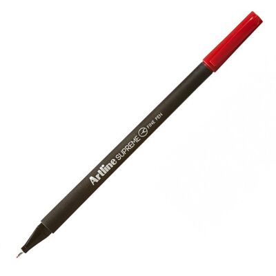 Artline Supreme Fine Keçe Uçlu Kalem Uç 0.4 Mm Kırmızı