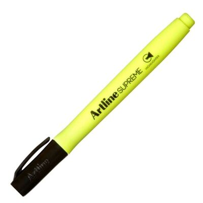 Artline Supreme Fosforlu Kalem Kesik Uç 4.0Mm Sarı