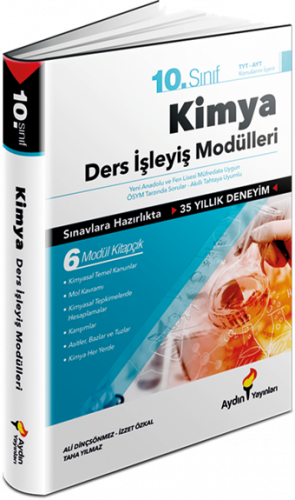10. Sınıf Kimya Ders İşleyiş Modülleri Aydın Yayınları
