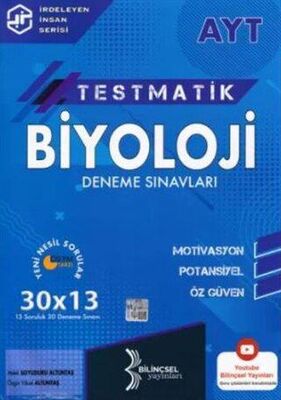 AYT Testmatik Biyoloji Deneme Sınavları Bilinçsel Yayınları 9786057040