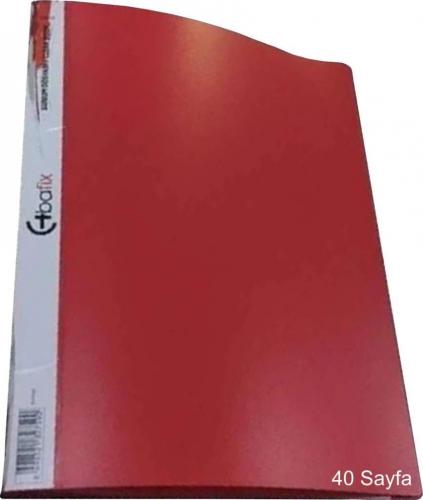 Bafix Sunum Dosyası 40'lı A4 Kırmızı