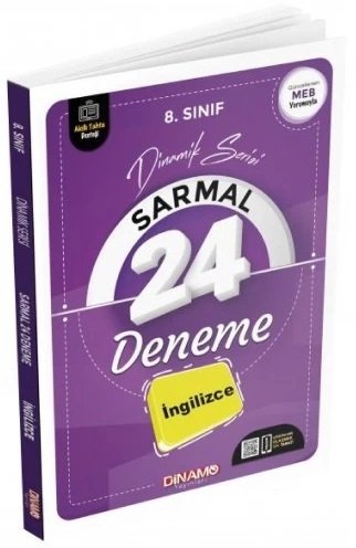 Dinamo Yayınları 8. Sınıf İngilizce Dinamik Sarmal 24 Deneme