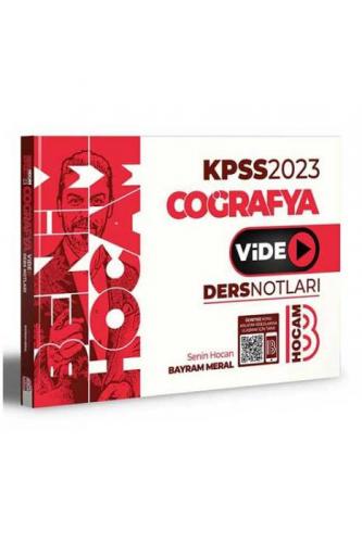 2023 KPSS Coğrafya Video Ders Notları Benim Hocam Yayınları 9786258263