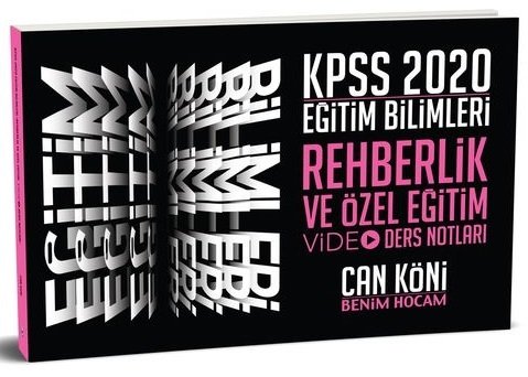 Benim Hocam 2020 KPSS Rehberlik ve Özel Eğitim Video Ders Notları Can 