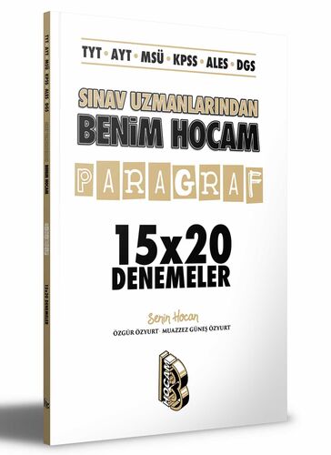 Benim Hocam Yayınları TYT - AYT - MSÜ - KPSS - ALES - DGS Sınav Uzmanl