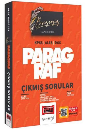 2023 ALES KPSS DGS Paragraf Benzersiz Çıkmış Sorular Klas Serisi Yargı
