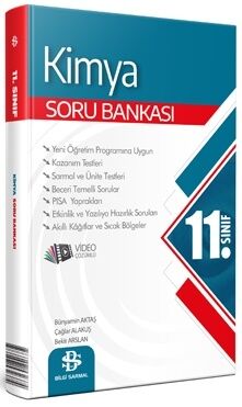 11. Sınıf Kimya Soru Bankası Video Çözümlü Bilgi Sarmal Yayınları 9786
