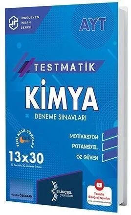 AYT Testmatik Kimya Deneme Sınavları Bilinçsel Yayınları 9786057029003