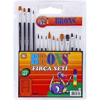 Brons Fırça Seti 15Li 8697405226252