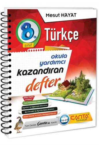 Çanta Yayınları 8. Sınıf Türkçe Kazandıran Defter