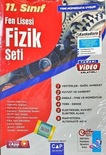 11. Sınıf Fen Lisesi Fizik Seti Çap Yayınları 9786258139211