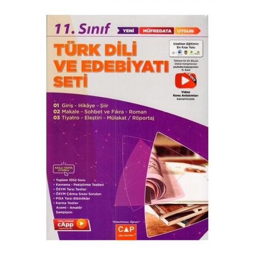11. Sınıf Türk Dili ve Edebiyatı Seti Çap Yayınları 9786257732536