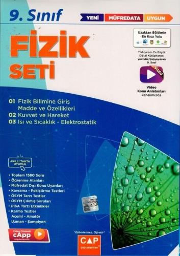 Çap Yayınları 9. Sınıf Anadolu Lisesi Fizik Seti Çap Yayınları