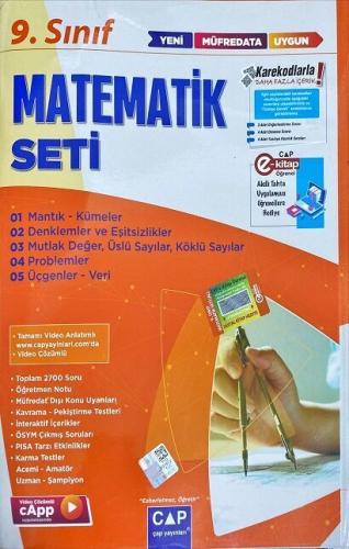 9. Sınıf Matematik Anadolu Seti Çap Yayınları 9786258139105