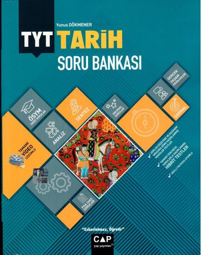 2022 TYT Tarih Soru Bankası Yunus Dökmener Çap Yayınları 9786257732260