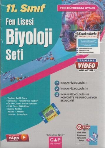 11. Sınıf Fen Lisesi Biyoloji Seti Çap Yayınları 9786258139532