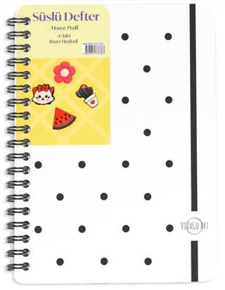 Çizgili Süslü Defter