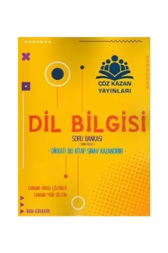TYT Dil Bilgisi Konu Özetli Soru Bankası Çöz Kazan Yayınları 9786057546401