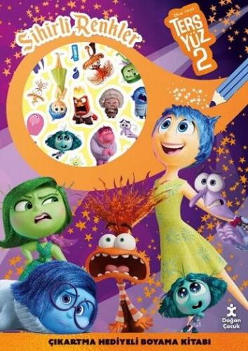DİSNEY TERS YÜZ 2 SİHİRLİ RENKLER ÇIKARTMA HEDİYELİ