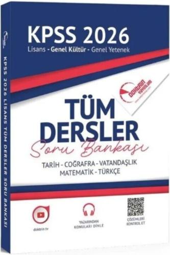 Doktrin Yayınları 2026 KPSS Genel Yetenek Genel Kültür Tüm Dersler Lisans Soru Bankası Çözümlü