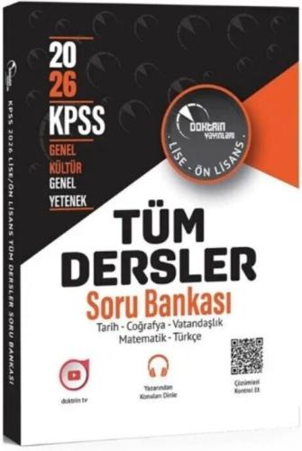 Doktrin Yayınları 2026 KPSS Lise Ön Lisans Tüm Dersler Soru Bankası
