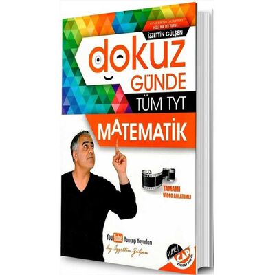 Dokuz Günde Tüm TYT Matematik Yarı İzzettin Gülşen Çap Yayınları 97860