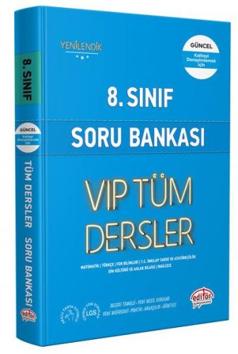 8. Sınıf VIP Tüm Dersler Soru Bankası Mavi Kitap