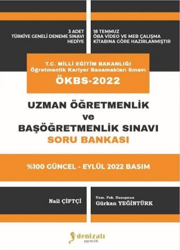 Denizatı 2022 MEB ÖKBS Uzman Öğretmenlik ve Başöğretmenlik Soru Bankas