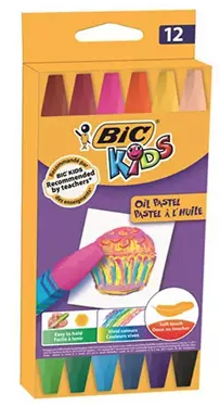 Bic Yağlı Pastel Boya 12`li Kutu