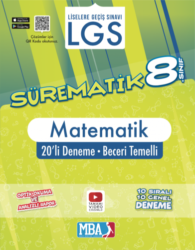 8. Sınıf LGS Sürematik Matematik 20'li Deneme
