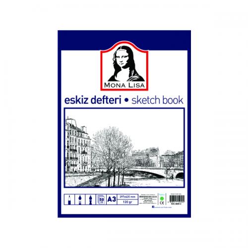 Mona Lisa Eskiz Defteri A3 120 g 50 yp