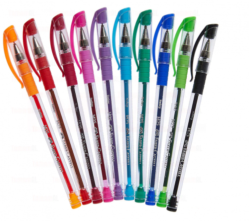 FABER CASTELL 10 RENK İĞNE UÇLU TÜKENMEZ KALEM SET