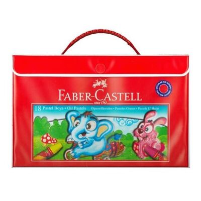 Faber-Castell Çantalı Pastel Boya 18 Renk