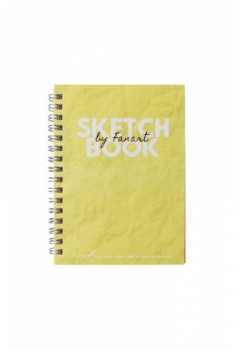 Fanart Academy Sketchbook A6 Spiralli Eskiz Defteri Sarı Kapak 8698517