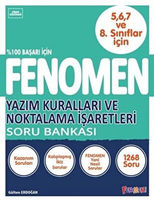 Fenomen Yazım Kuralları ve Noktalama İşaretleri Soru Bankası (5-6-7-8.