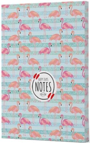 FLAMİNGO 1 ÇİZGİLİ DEFTER YAN BASKILI