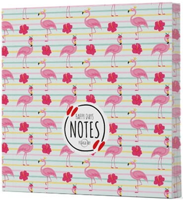 FLAMİNGO 2 ÇİZGİSİZ DEFTER YAN BASKILI