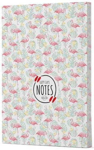 FLAMİNGO 3 ÇİZGİLİ DEFTER YAN BASKILI
