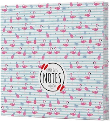 FLAMİNGO 4 ÇİZGİSİZ DEFTER YAN BASKILI