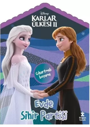 Disney Karlar Ülkesi 2 Evde Sihir Partisi Çıkartmalı Boyama Kitabı
