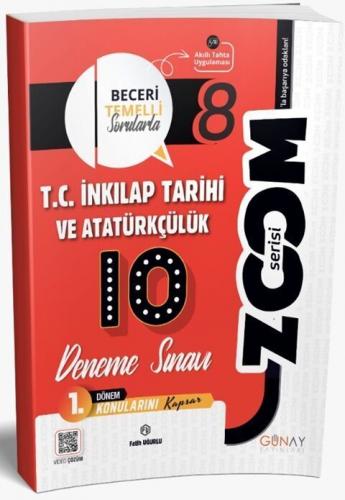 8. Sınıf T.C. İnkılap Tarihi ve Atatürkçülük 1. Dönem 10 lu Zoom Seris