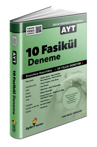 AYT 10 Deneme Video Çözümlü